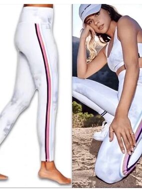 NWT Spiritual Gangster White and Gray Leggings intent medium